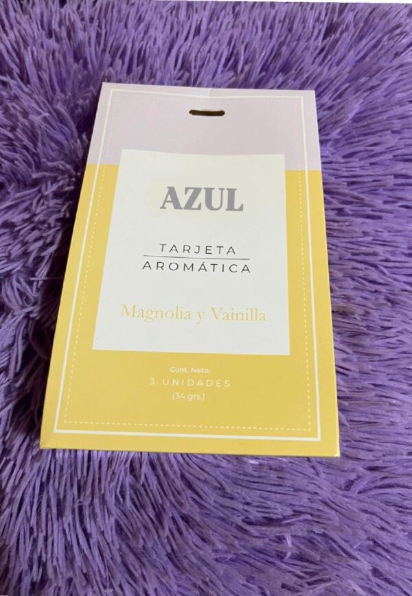 Tarjeta Aromática Magnolia y Vainilla