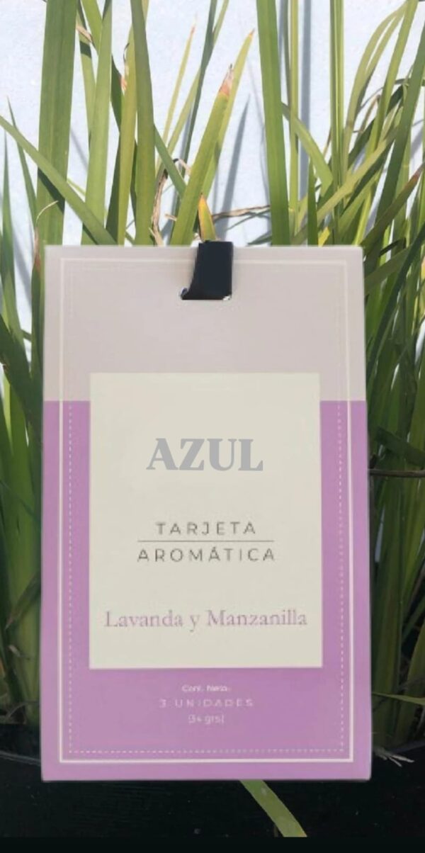 Tarjeta Aromática Lavanda y Manzanilla