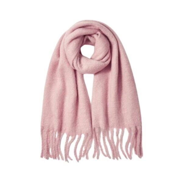 Bufanda rosa pastel