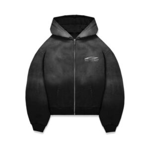 Campera negra oversize