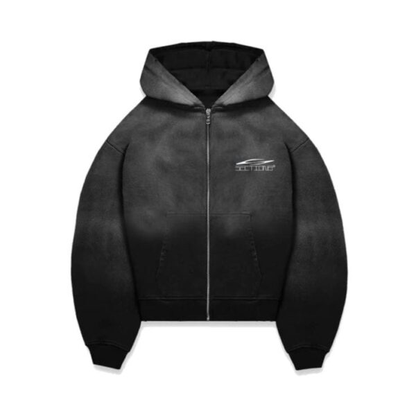 Campera negra oversize