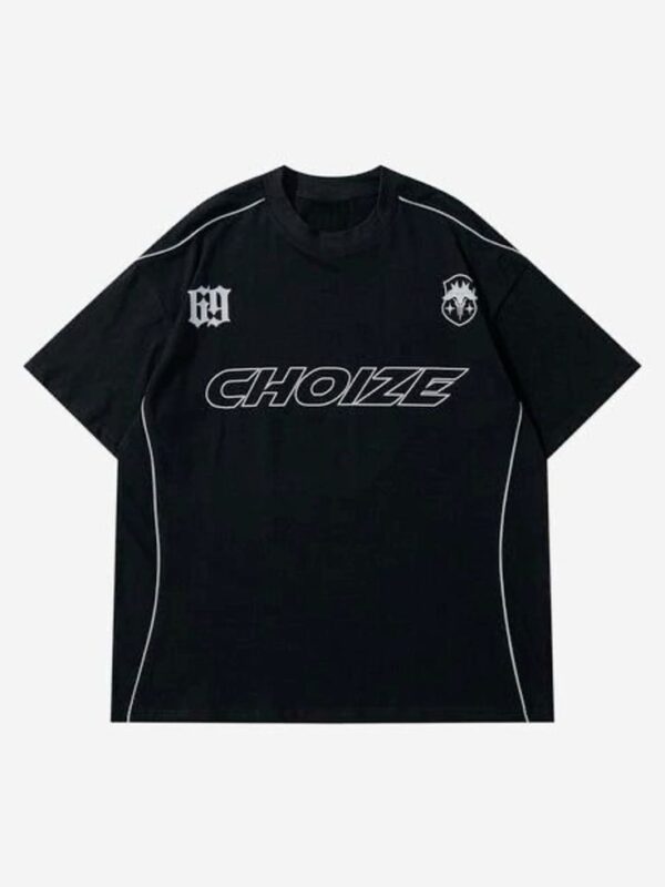 Remera oversize negro