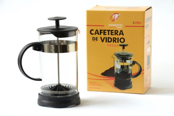 Cafetera de vidrio del Momo