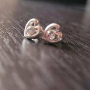 Set Sofia/ Aretes en Forma de Corazón