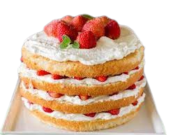 tarta de frutilla con crema